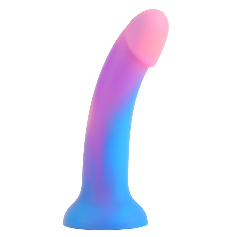 6" Sol Glow in the Dark Silicone Dildo - Dusk - RodeoH