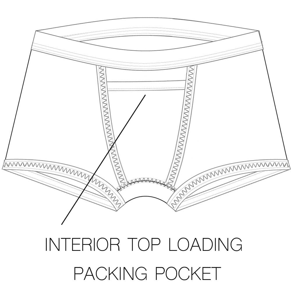 Classic Top Loading Boxer Packing Underwear - Light Marle Gray