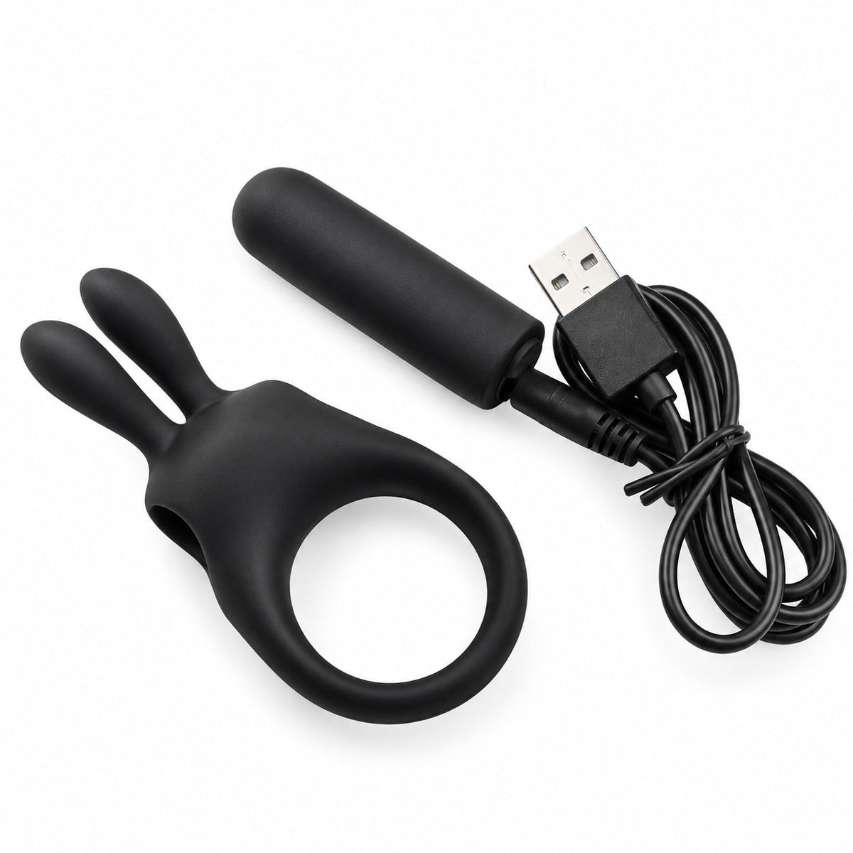 Hopper Vibrating Cock Ring - Black