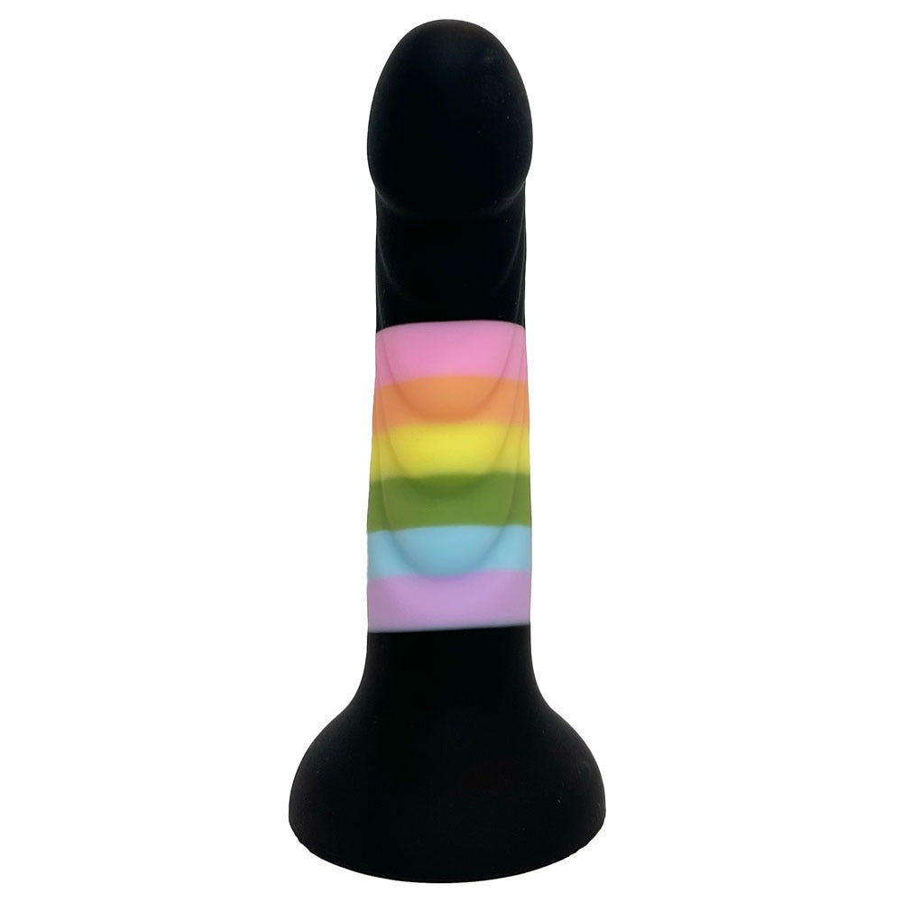 6" Tease Ribbed Silicone Dildo - Prysm