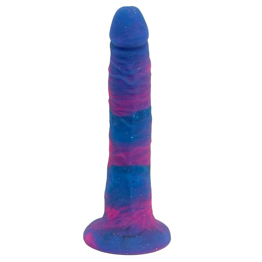 7" Wisp Slim Silicone Dildo - Celestial
