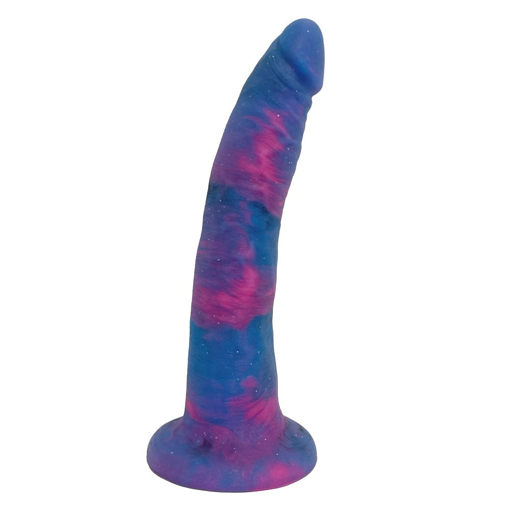 7" Wisp Slim Silicone Dildo - Celestial
