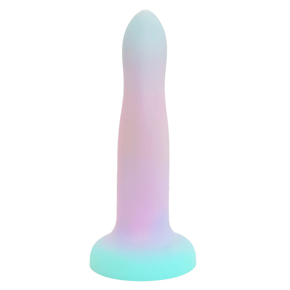 rodeoh nexus rory 6 inch dildo afterglow ombre blue pink purple pastel