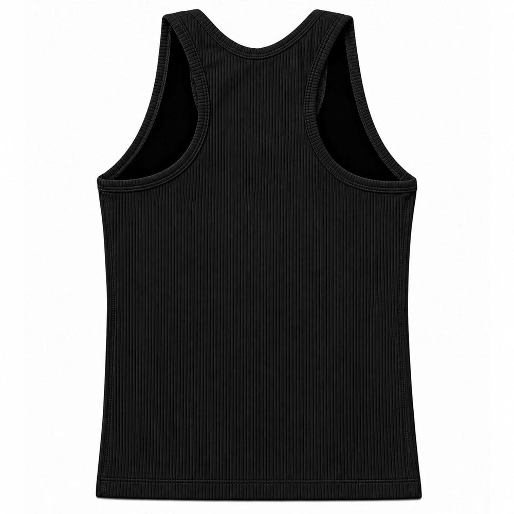 RAZOR Ribbed Compression Tank, Black, back