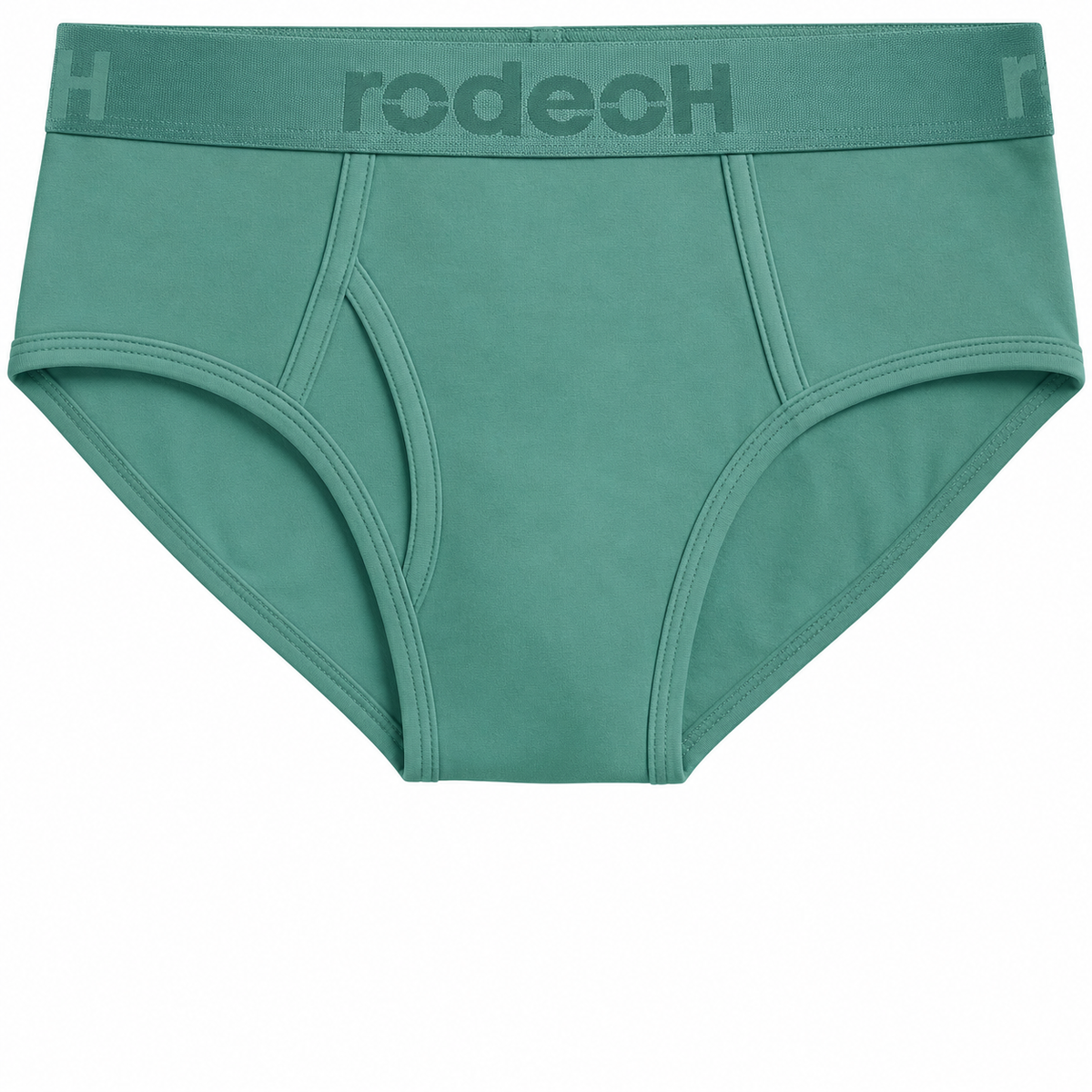 RodeoH Shift Brief Underwear in Pacific Teal, front view