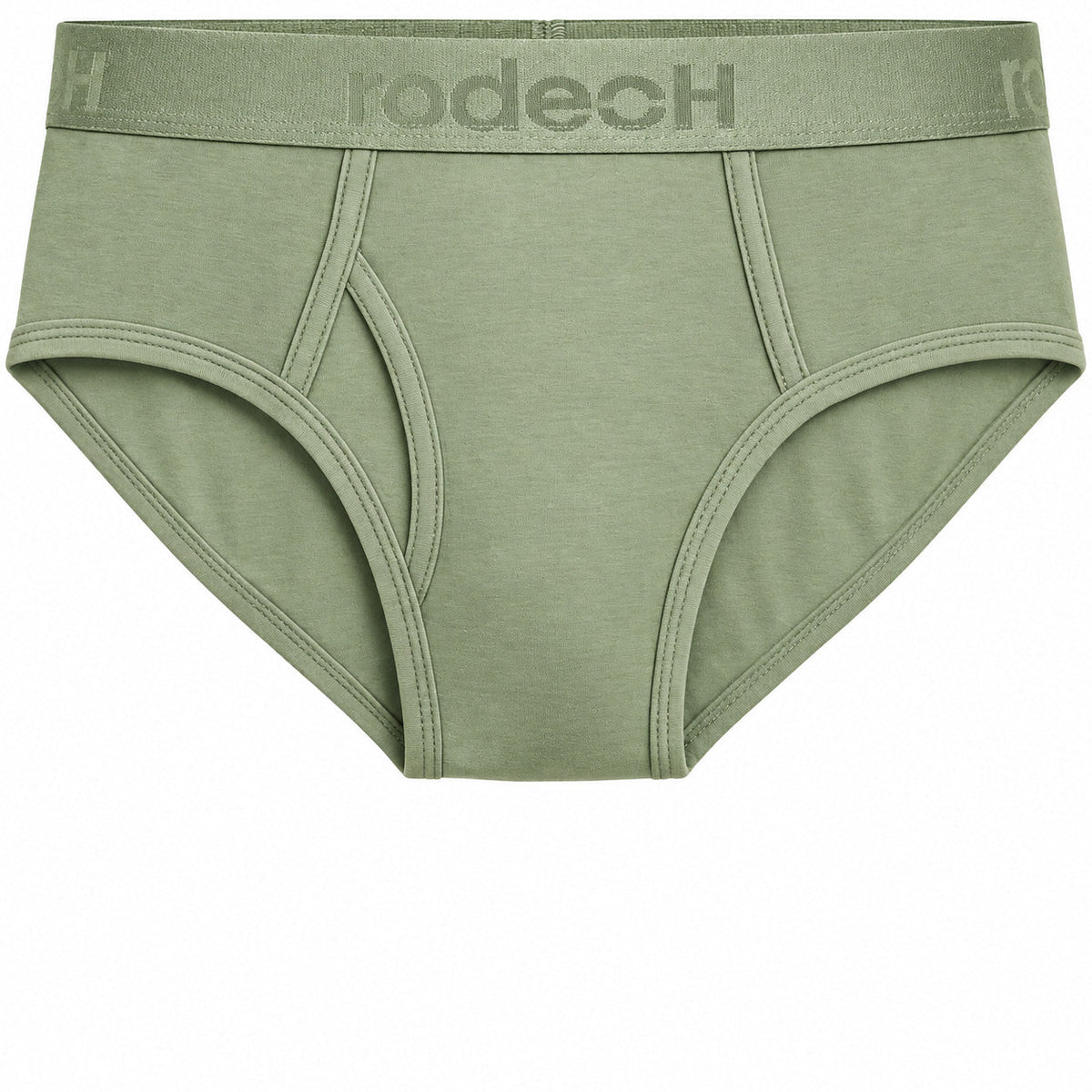 RodeoH brief in Sage Green, front view