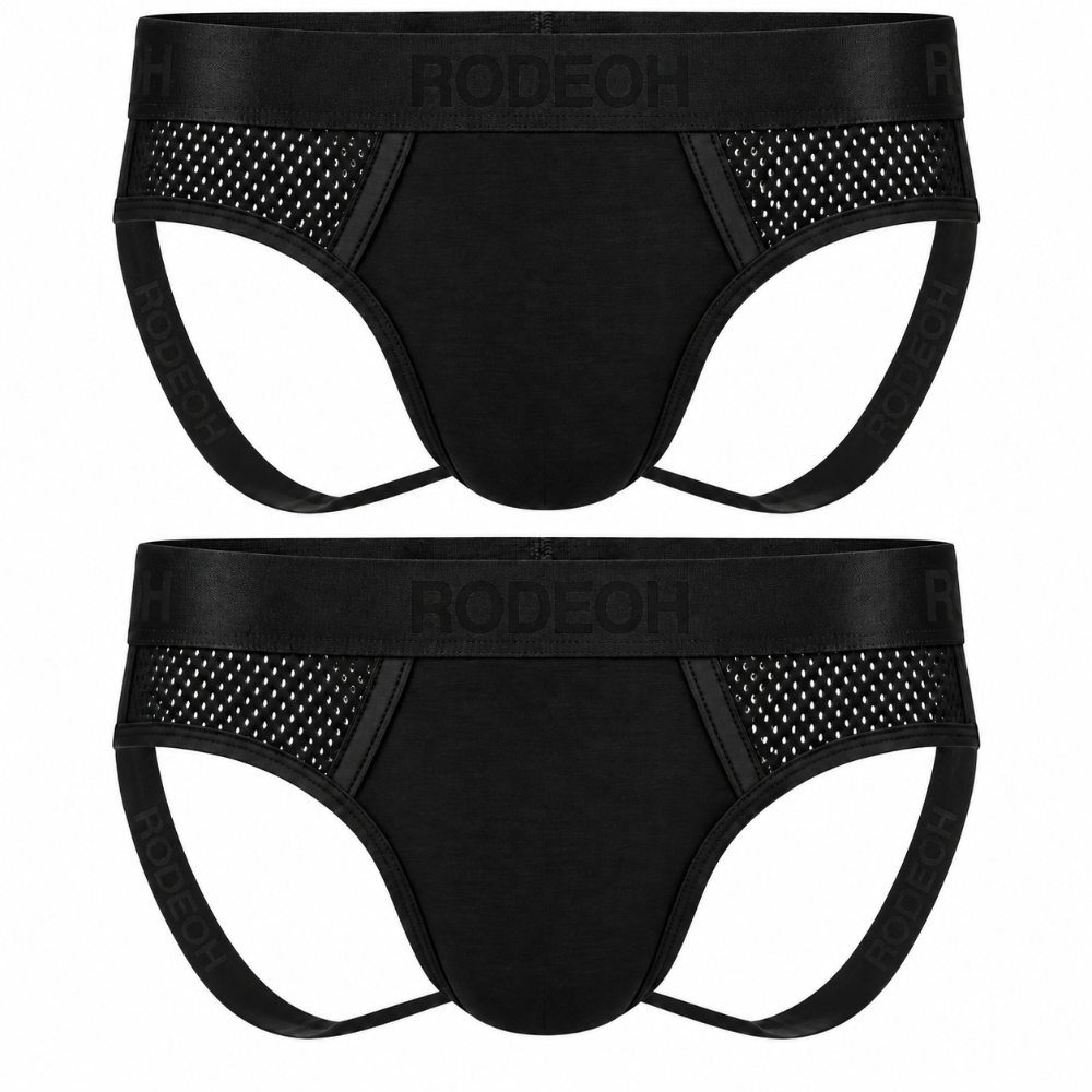 Shift Jock Underwear 2 Pack - Solid Black - Multipack