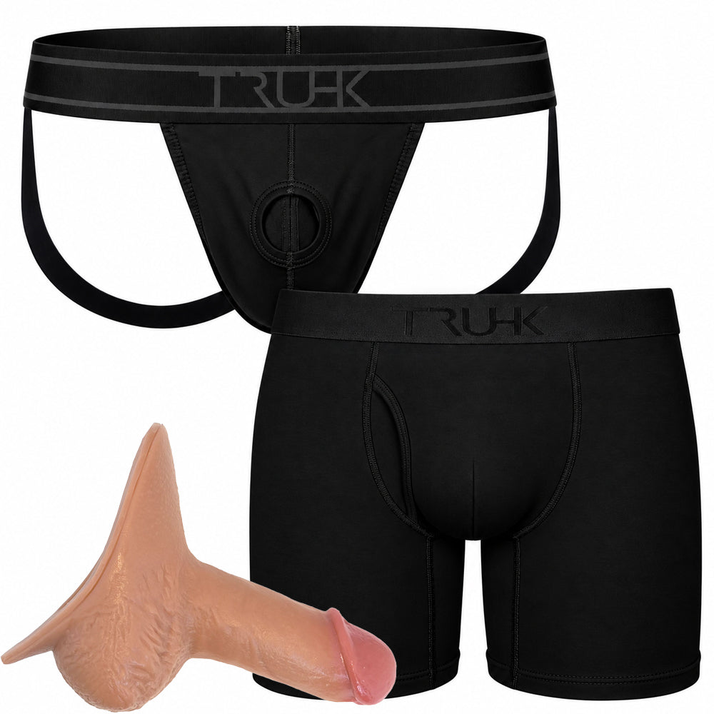 TRUHK Black Hybrid Boxer with SoReal Milo STP in Caramel