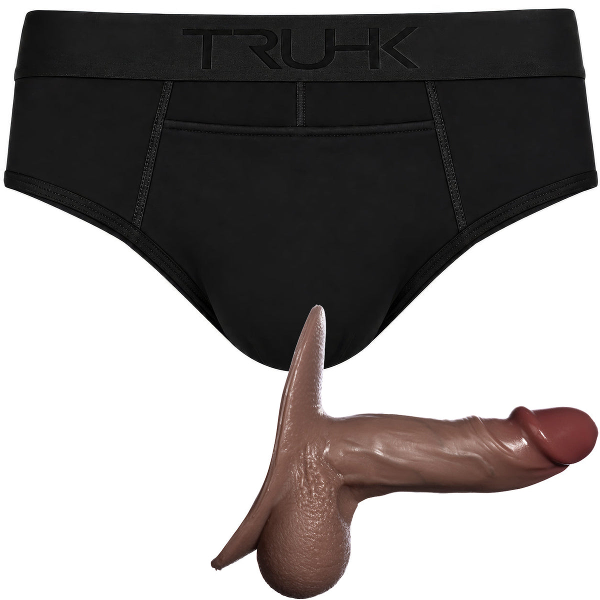 TRUHK Black Brief with SoReal Ultimate STP in Mocha