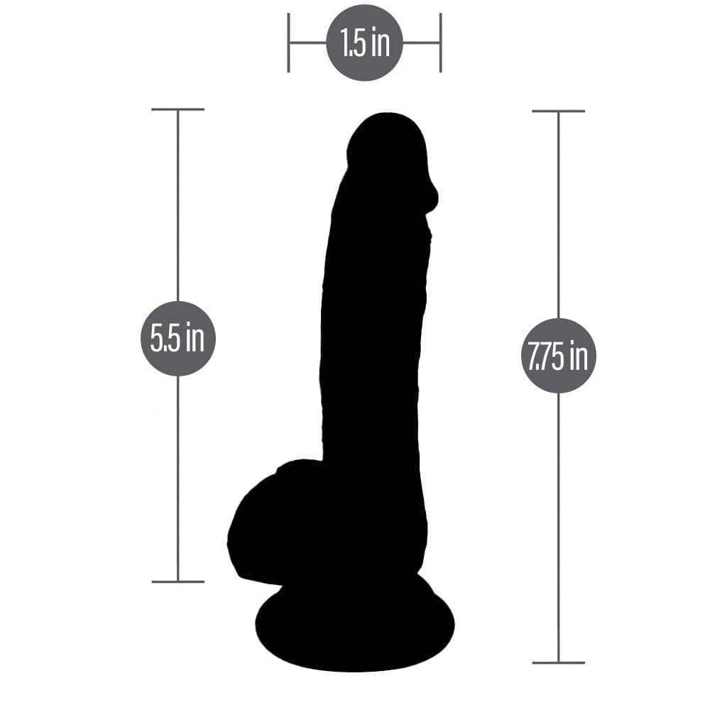 5.5" Confetti Suction Cup Silicone Dildo - Multi - RodeoH
