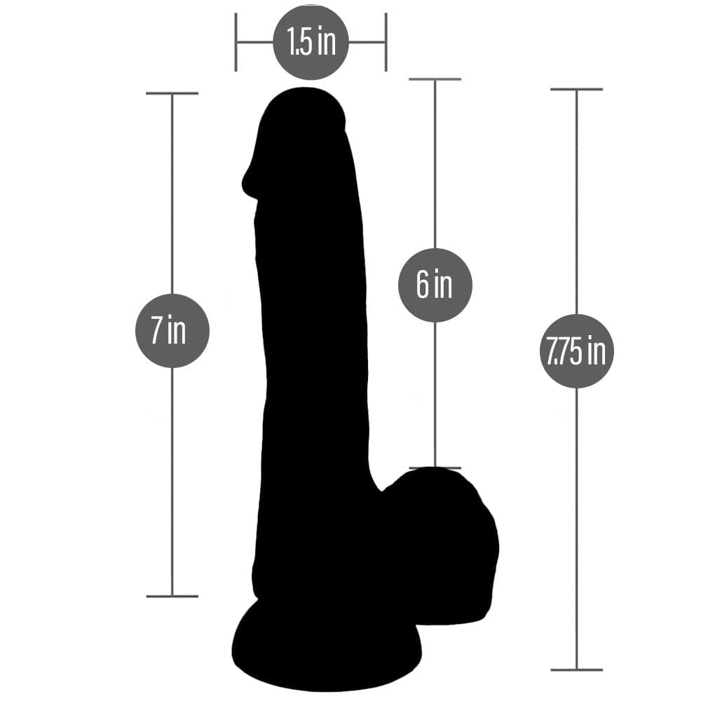 6" Lennox Realistic Silicone Dual Density Suction Cup Dildo - RodeoH