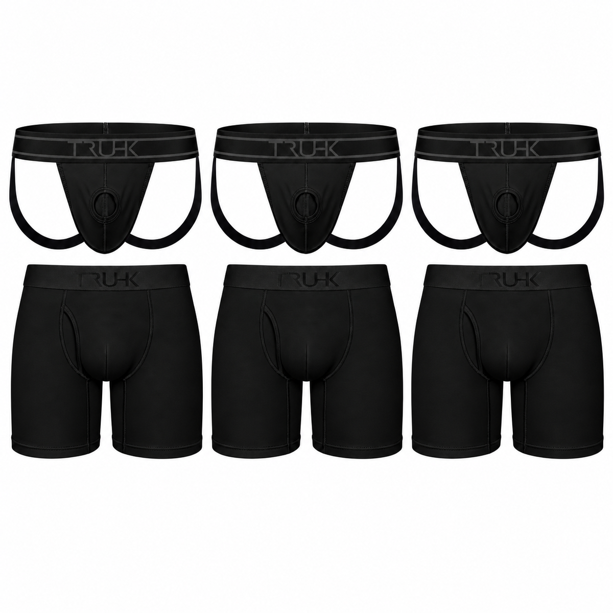 TRUHK Hybrid Boxer STP/Packing Underwear 3 Pack - Black - Multipack