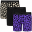 RodeoH Shift 6" Boxer Packer Underwear XOXO 3 pack, stacked, from the front
