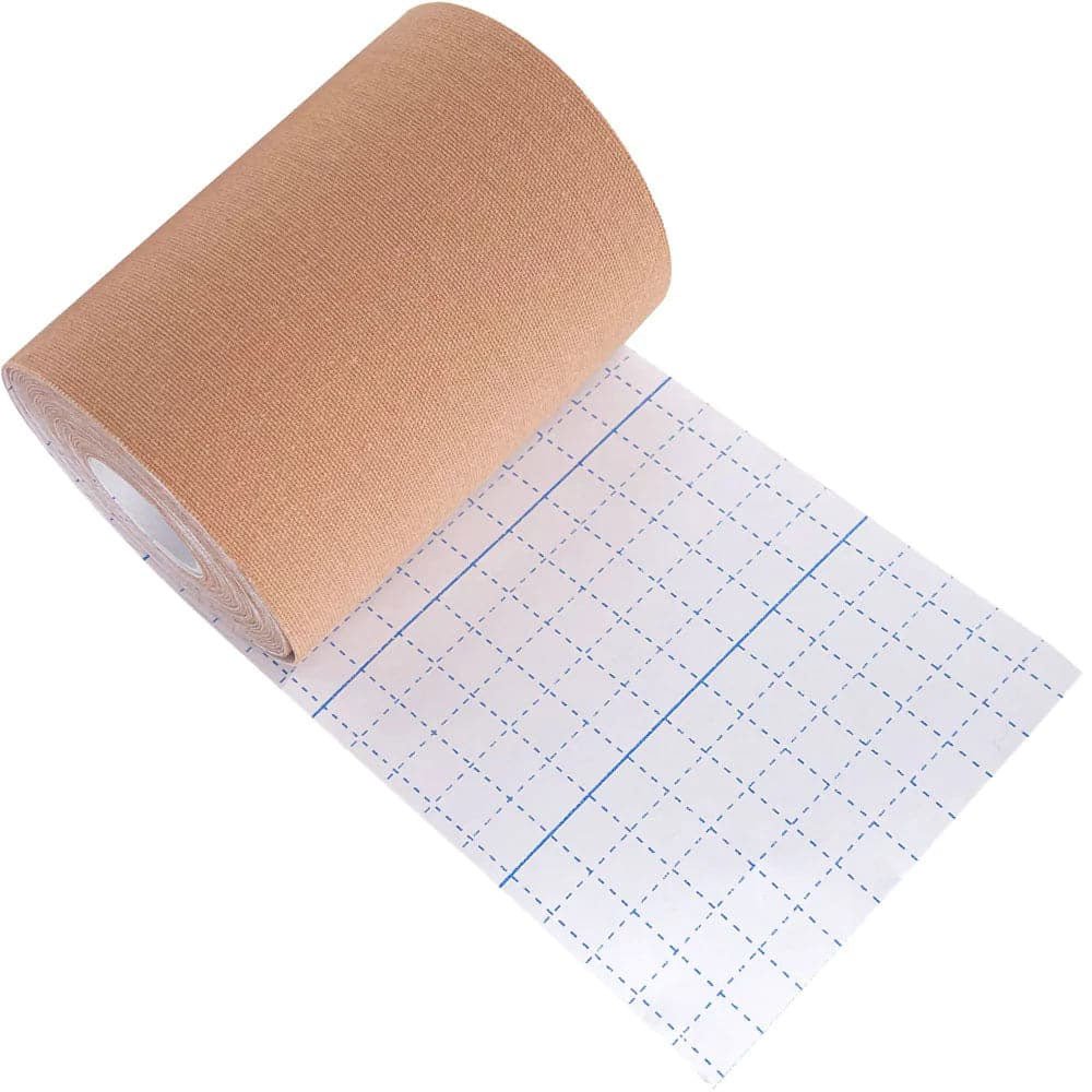 5" Wide Roll of Body T-Tape for Compression/Binding by Unique (3-Pack) - RodeoH