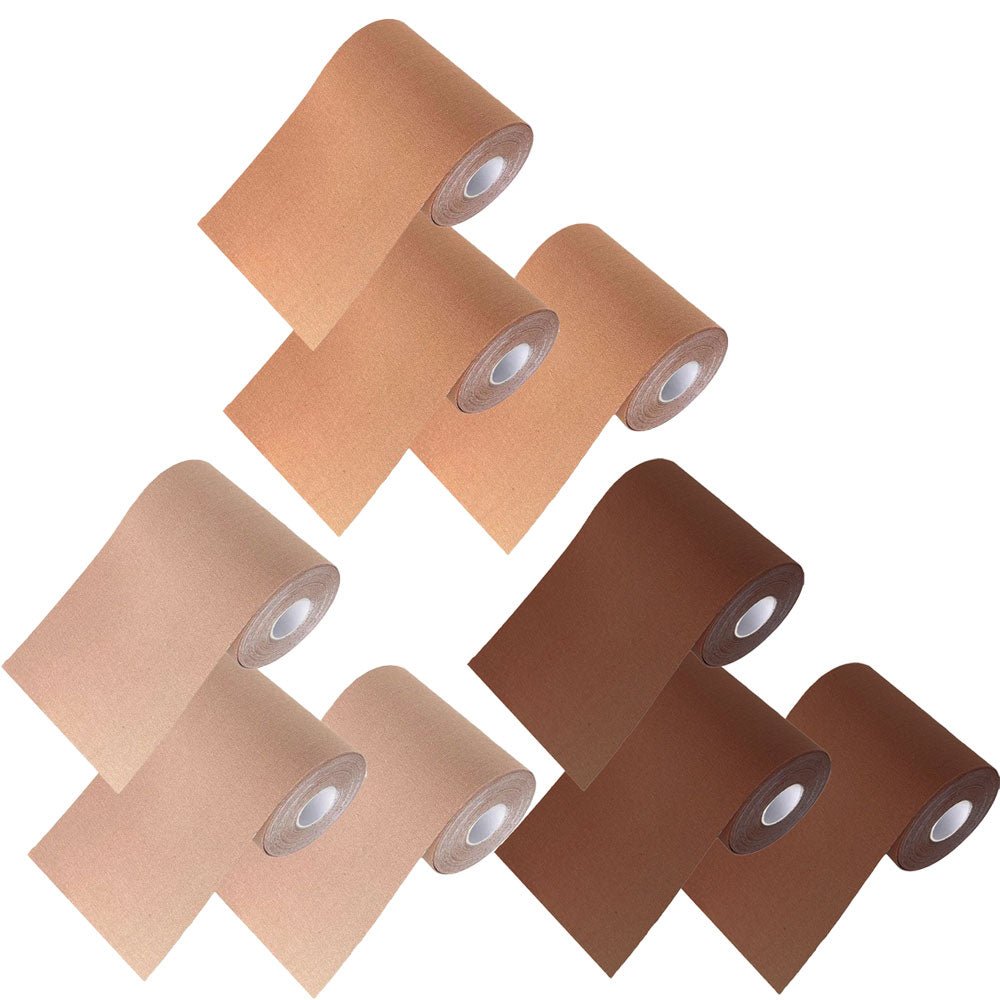 5" Wide Roll of Body T-Tape for Compression/Binding by Unique (3-Pack) - RodeoH