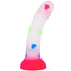 6" Heart's Delight Suction Cup Silicone Dildo - Multi - RodeoH