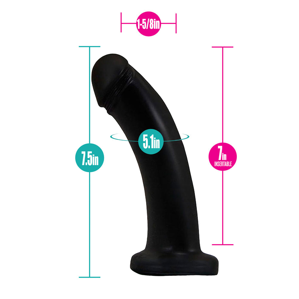 Hummingbirds Brief+ Harness &  7" Steel Silicone Dildo - Package Deal
