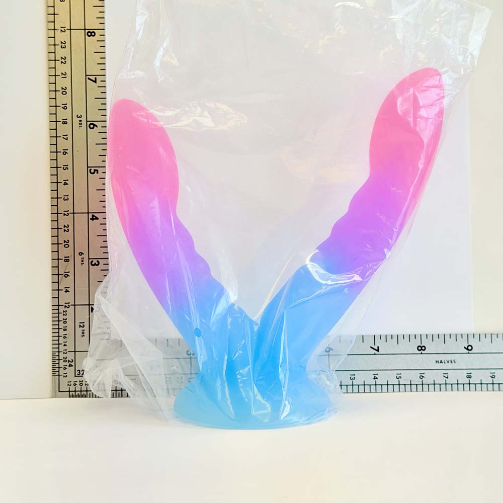 6.75" Aurora Twin Double Silicone Dildo | Vault Sample