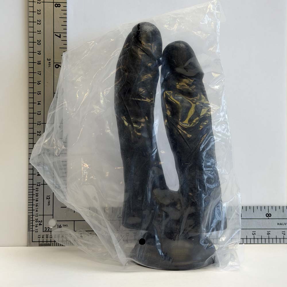 Black Double | Silicone Double Dildo | Vault Sample