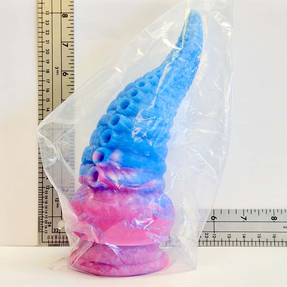 Blue & Pink Tentacle | Fantasy Silicone Dildo | Vault Sample