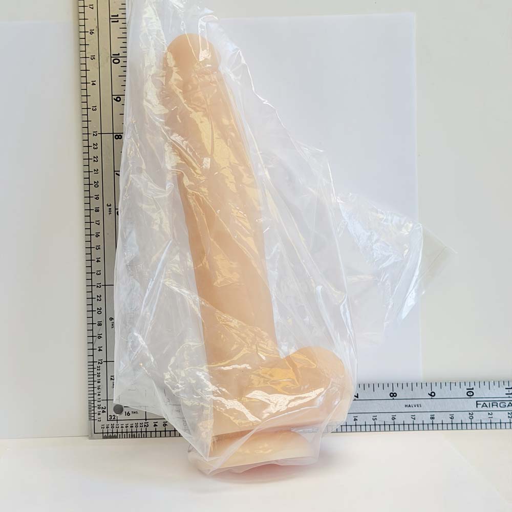 9.5" Buff Classic Silicone Dildo | Vault Sample