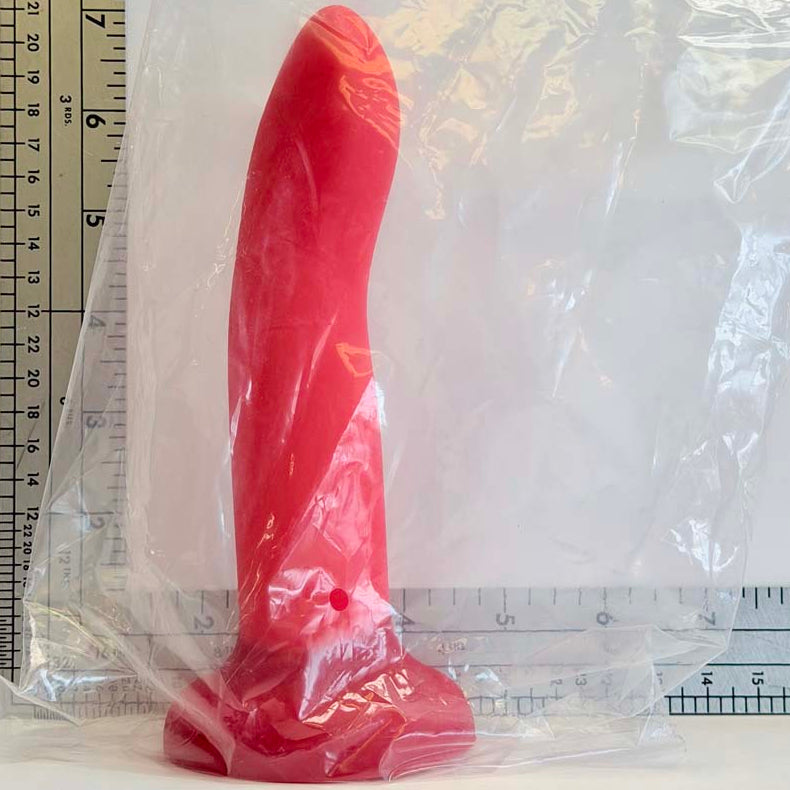 Coral Swirl, 6.8 inch one-of-one silicone Vault sample