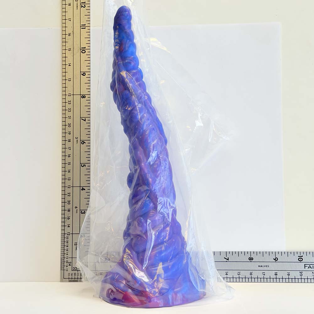12" Galaxy Horn Silicone Dildo | Vault Sample
