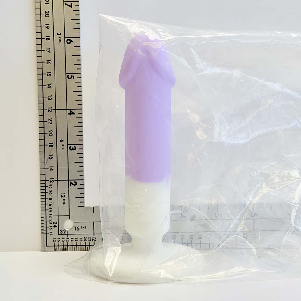 Lavender Drip | Non-Realistic Silicone Dildo | Vault Sample