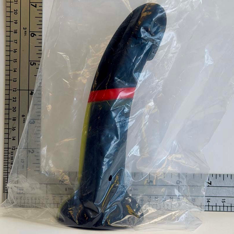 Midnight Ember, 6.5 inch one-of-one silicone Vault sample
