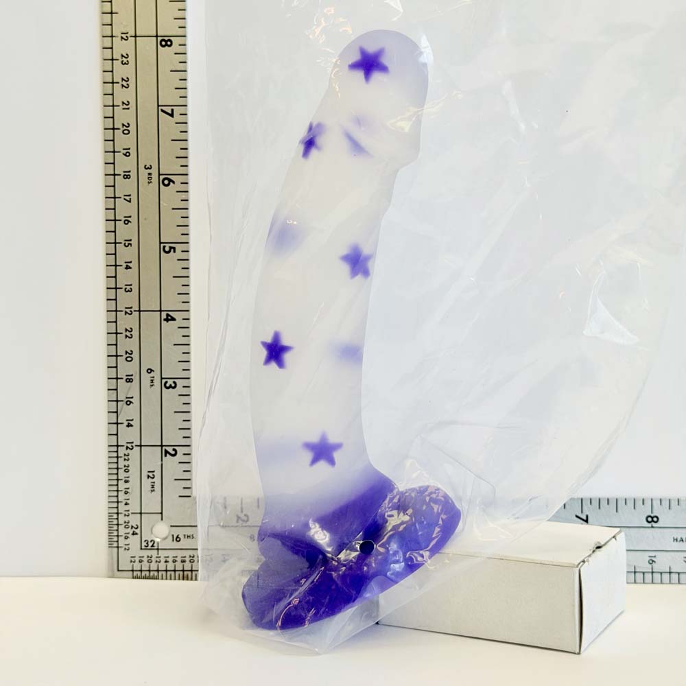 7.5" Midnight Stars Silicone Dildo | Vault Sample
