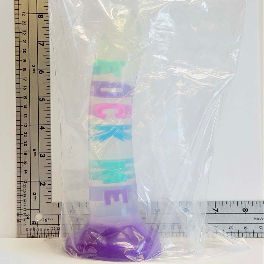 Rainbow Statement, 8.2 inch one-of-one silicone Vault sample
