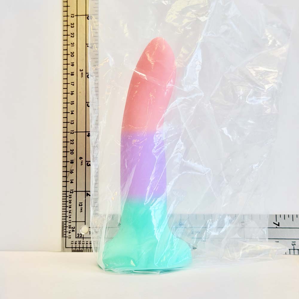 7" Sherbet Stack Silicone Dildo | Vault Sample