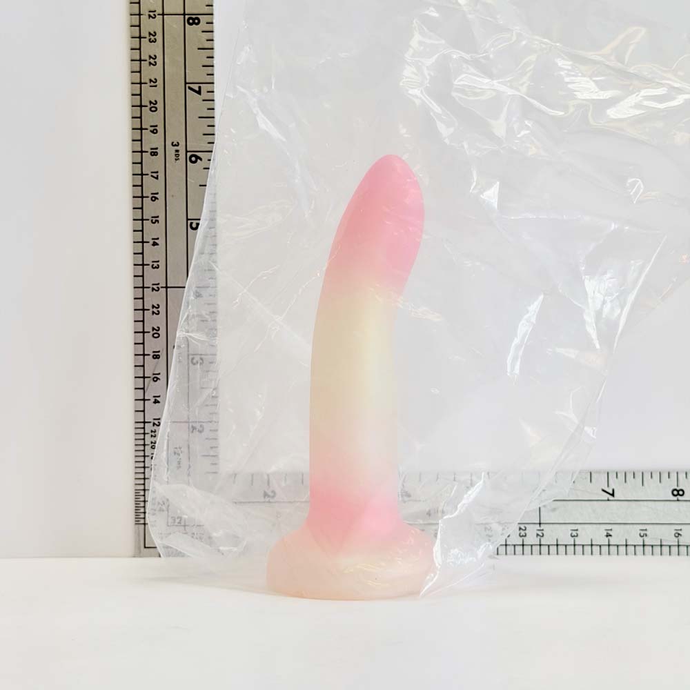 Sunrise Sparkle, 6 inch silicone Vault sample