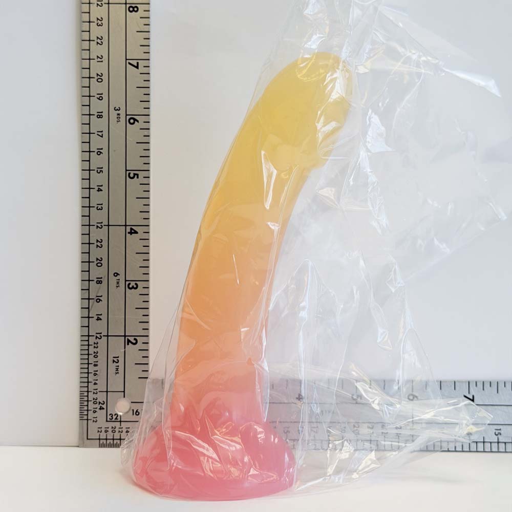 7" Sunset Fade Silicone Dildo | Vault Sample