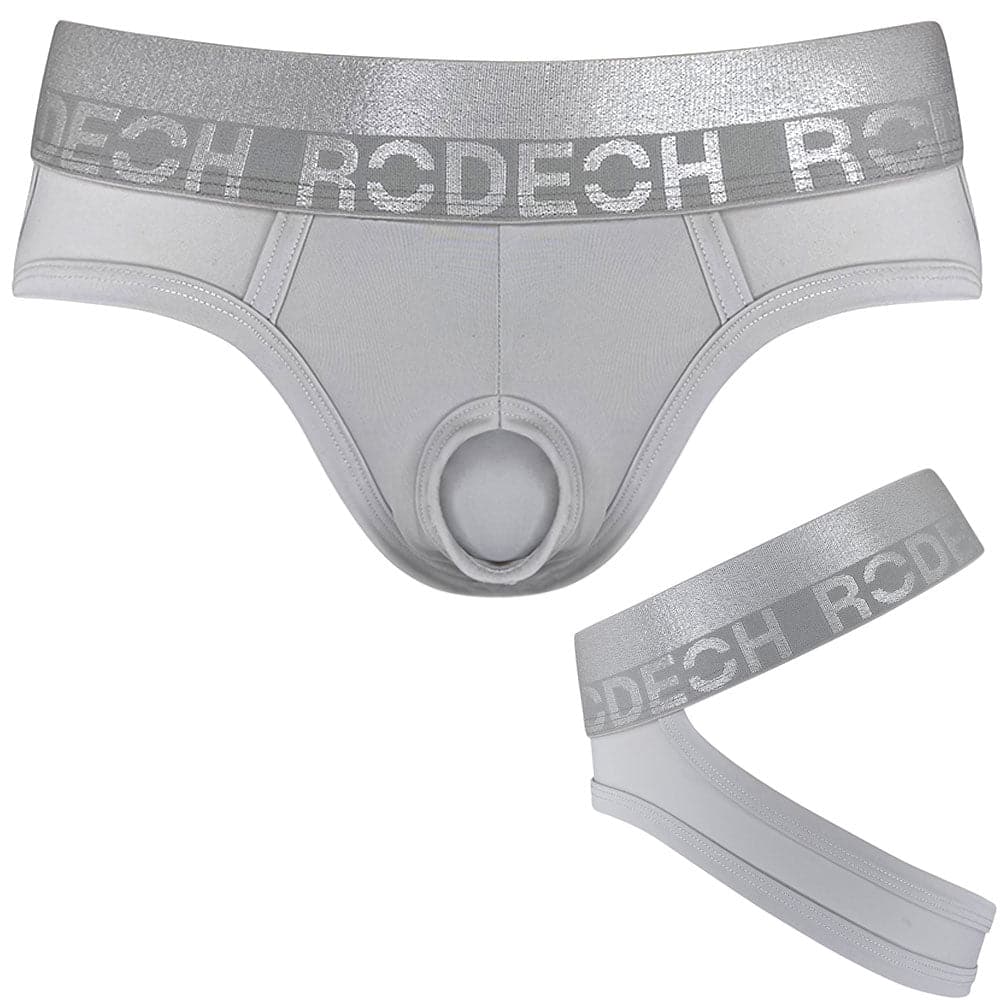 4.25" Jonas Chocolate Silicone Packer & Jock - Package Deal