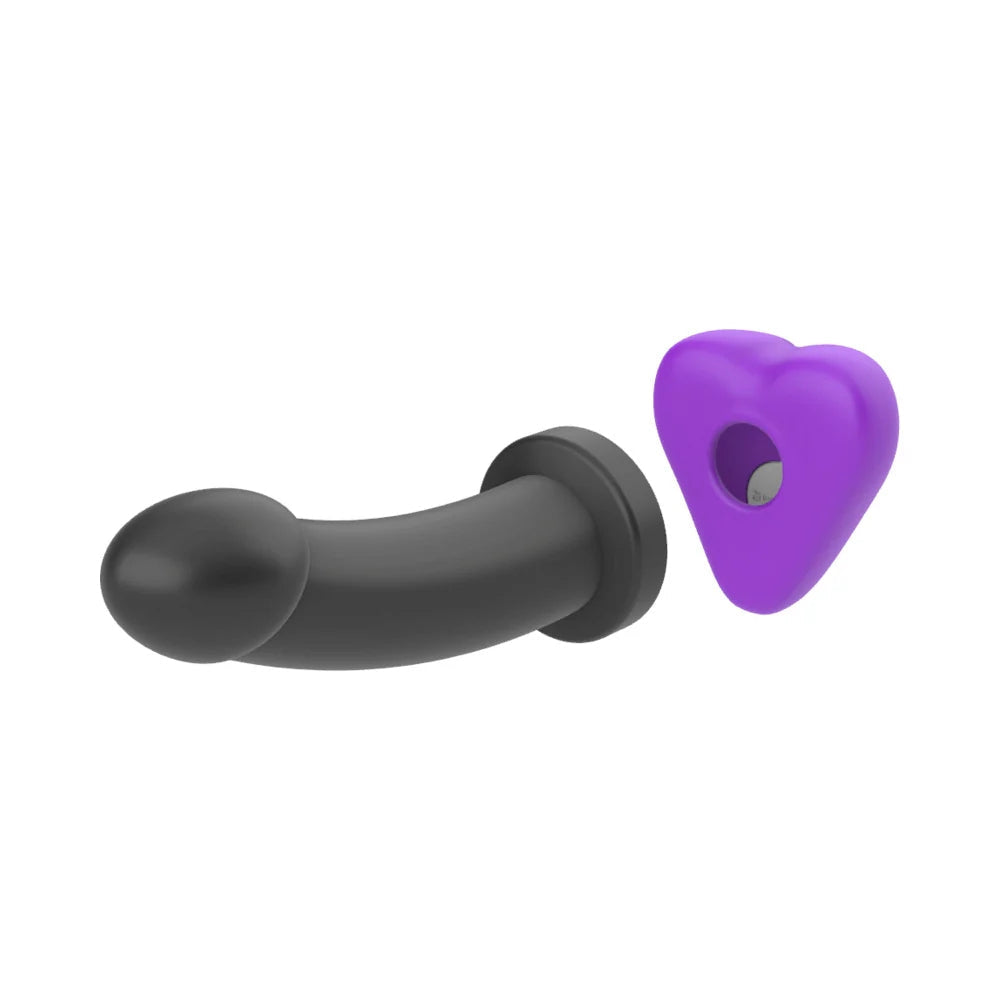 Bananapants Purple silicone lips and tongue soft dildo  grinder cushion