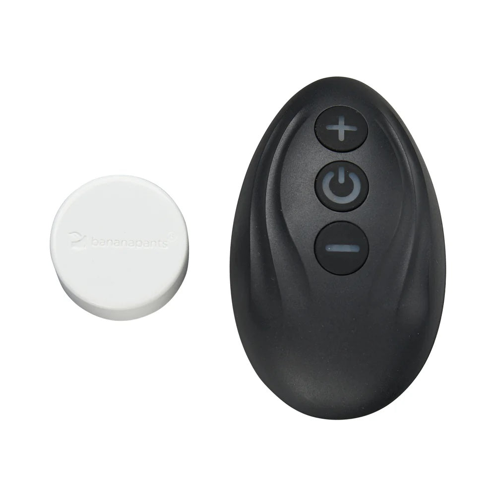 Kissi + Puck - Silicone Lips & Tongue Remote Control Vibrating Dildo Cushion Grinder - Purple