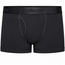 RodeoH Shift Short packer underwear in black with satin logo waistband, from the front
