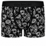 RodeoH Classic Top Loading Packing Boxer in black Hearts & Roses print, front view
