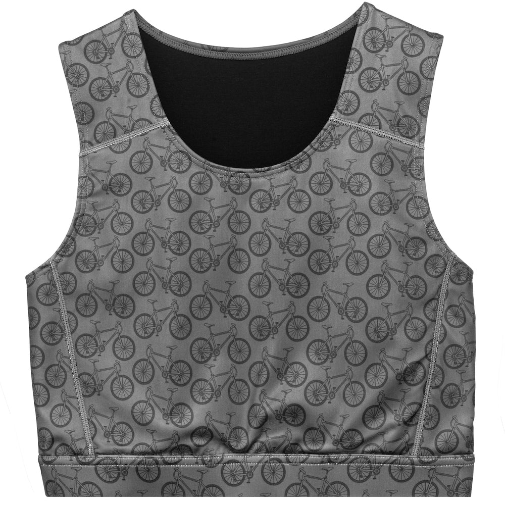 Compression Chest Flattening Top 2 Pack - Bikes and Black