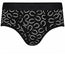 RodeoH Top Loading Brief Packer Underwear in Lucky Horseshoes print, front view