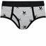 RodeoH Top Loading Brief Packing Underwear in Gray Cocks print, front view