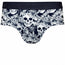 RodeoH brief in Midnight Skulls print, front view