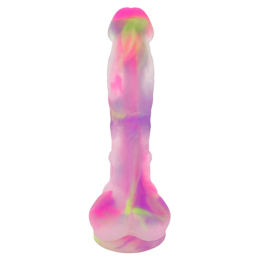 5.75" Neon Crush Glow in the Dark Silicone Dildo