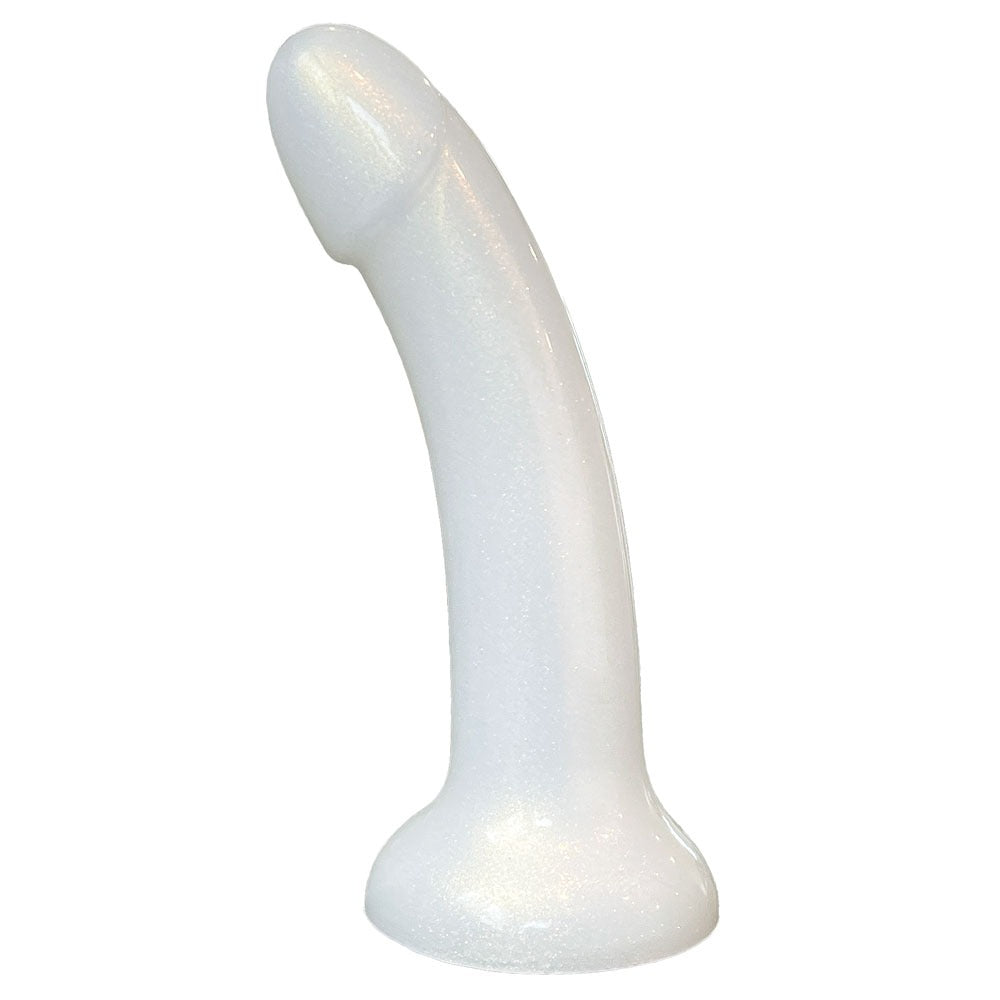 6" Sol Soft - Silicone Dildo - Pearl