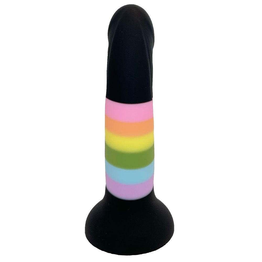 6" Tease Ribbed Silicone Dildo - Prysm