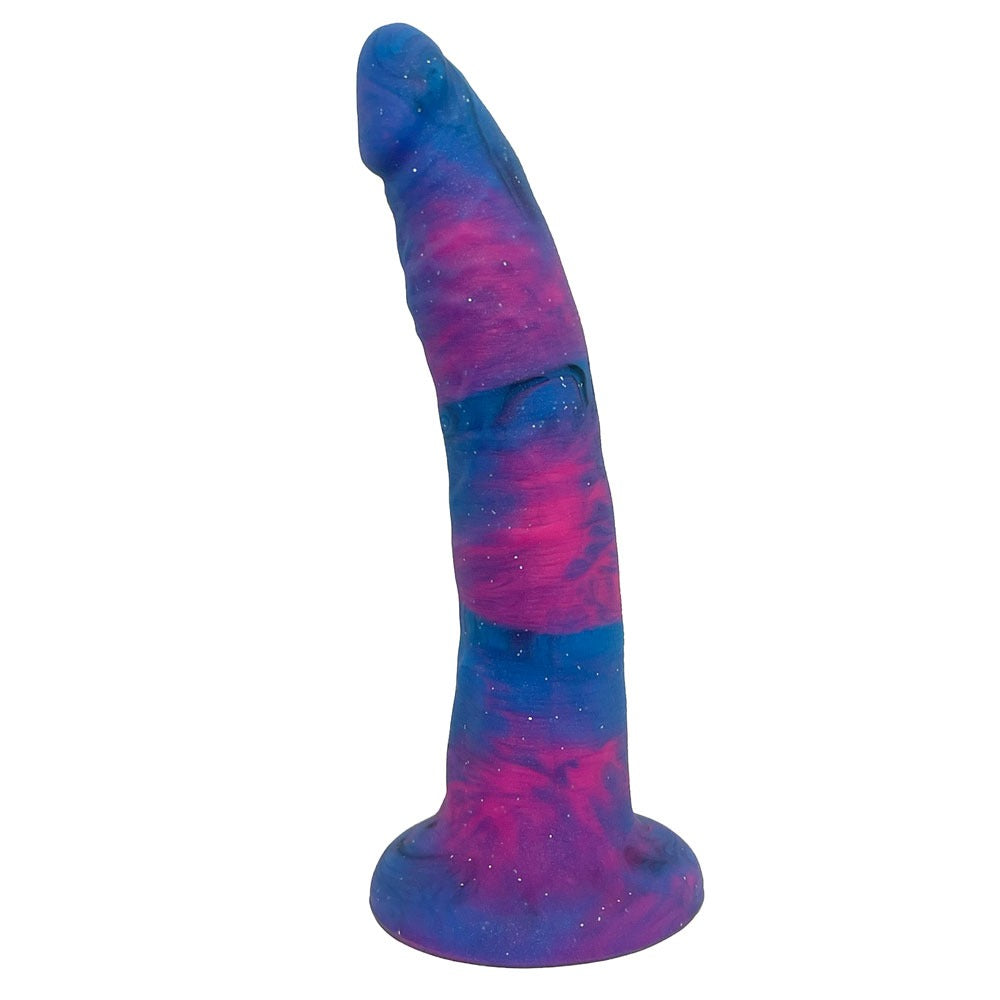 7" Wisp Slim Silicone Dildo - Celestial