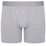 Rodeoh 6" Top loading packer boxer underwear with interior secure packer pocket in light gray, from the front