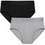 RodeoH Top Loading Brief 2 pack: one Light Gray Marle and one Black brief