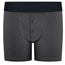 rodeoh button fly boxer harness gray with black logo waistband